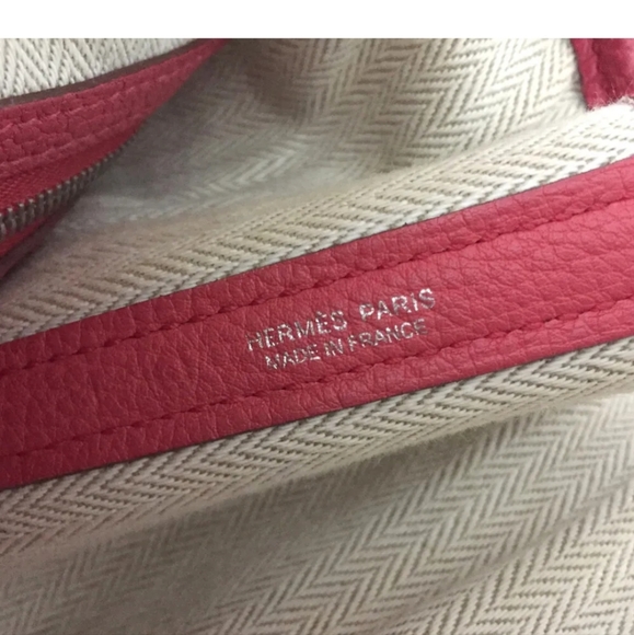 Hermes Garden Party Clemence Leather Handbag - Picture 4 of 11